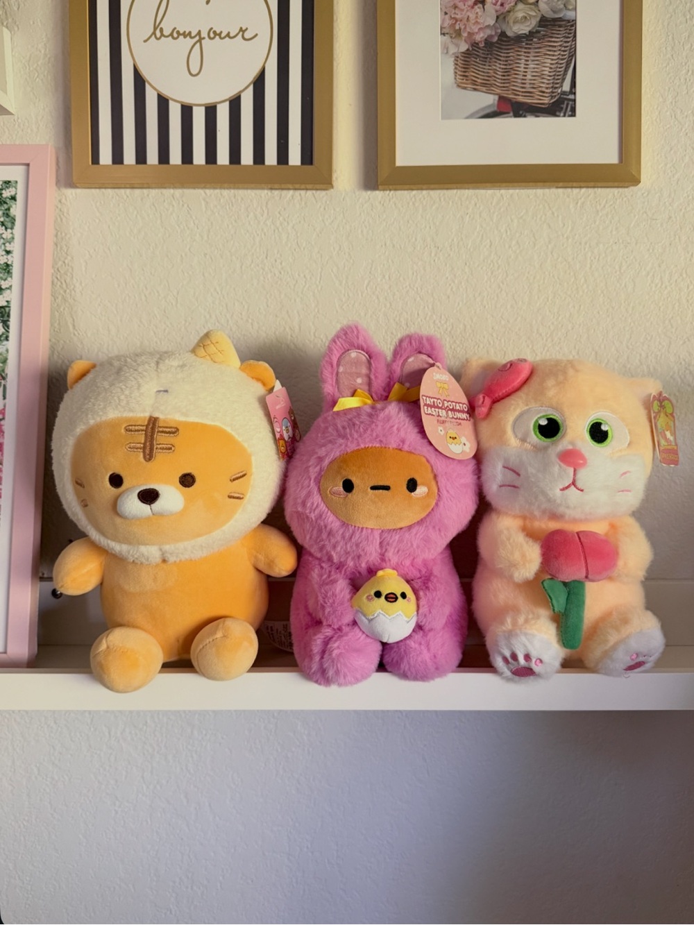 Set of 3 Cute Plushies